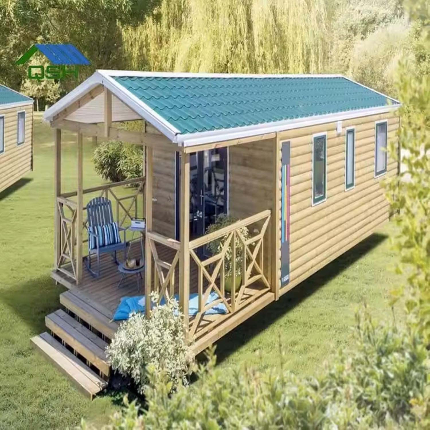 156 Sq Ft Expandable Tiny Home – 1 Bedroom with Kitchen & Bathroom