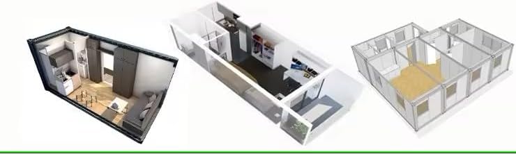 156 Sq Ft Modular Container Home – 1 Bedroom with Kitchen & Bathroom, Expandable Design - Image 8