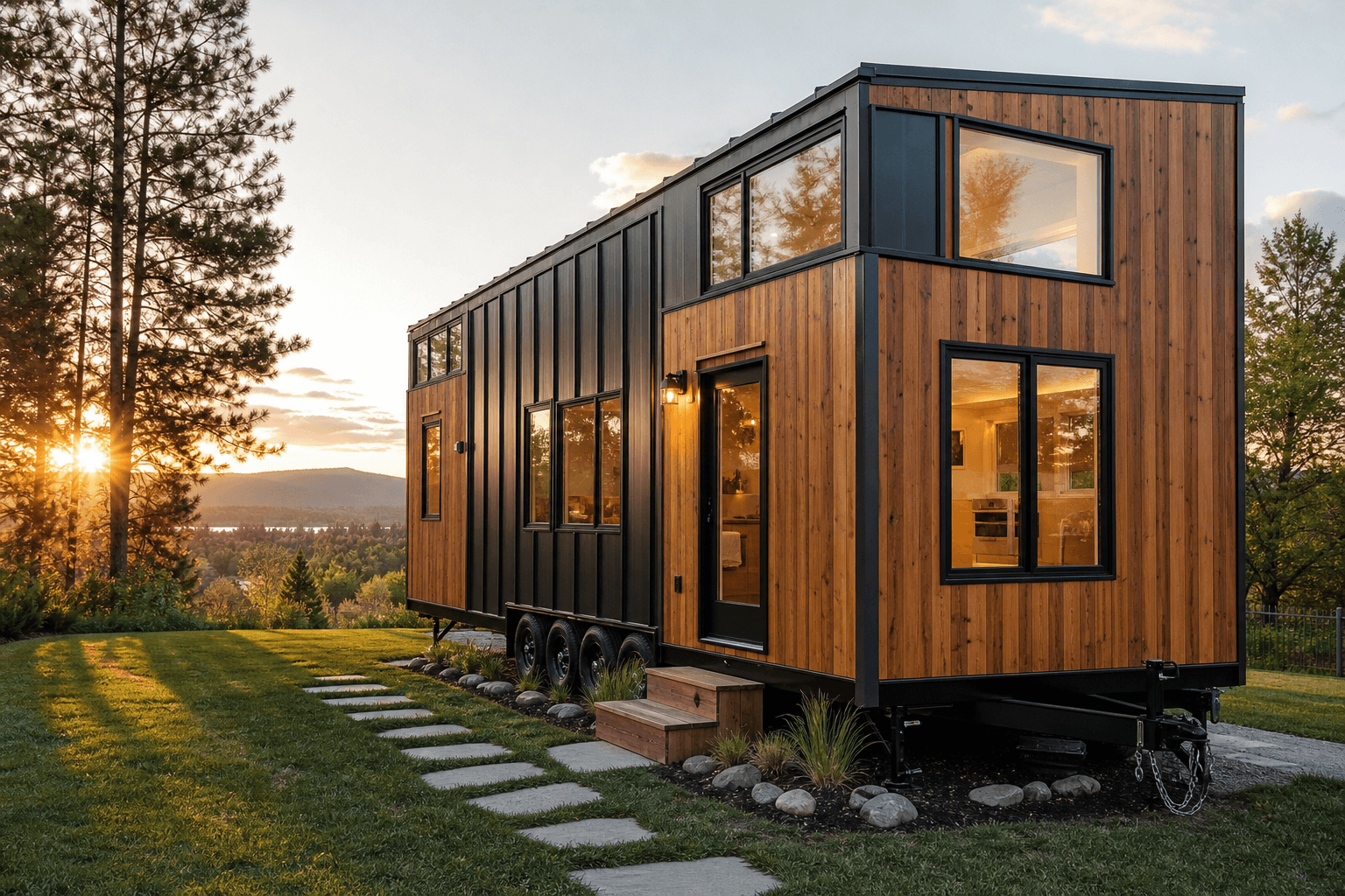 Finished tiny home