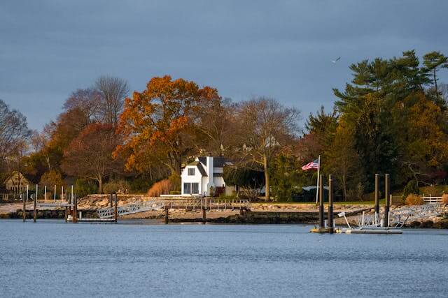 Oklahoma tiny house community with small homes, shared amenities, and scenic landscape