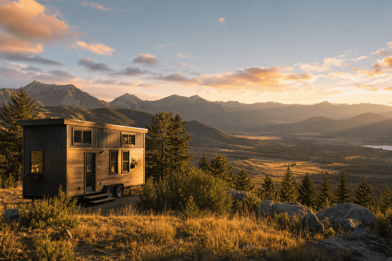 Tiny house in a scenic natural location for finding places to live
